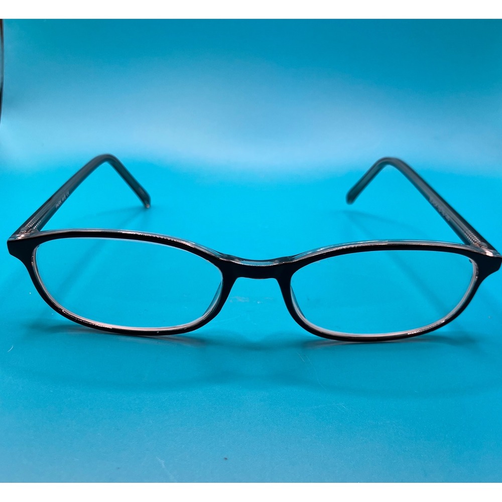 Park Ave Eyeglasses Unisex 52-18-140 Black Oval *Frames Only*